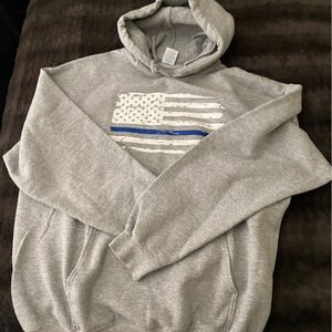 Blue line hoodie